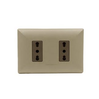 S17 HEMBRA EMB. DOBLE 10A-16A DORADO SINTHESI